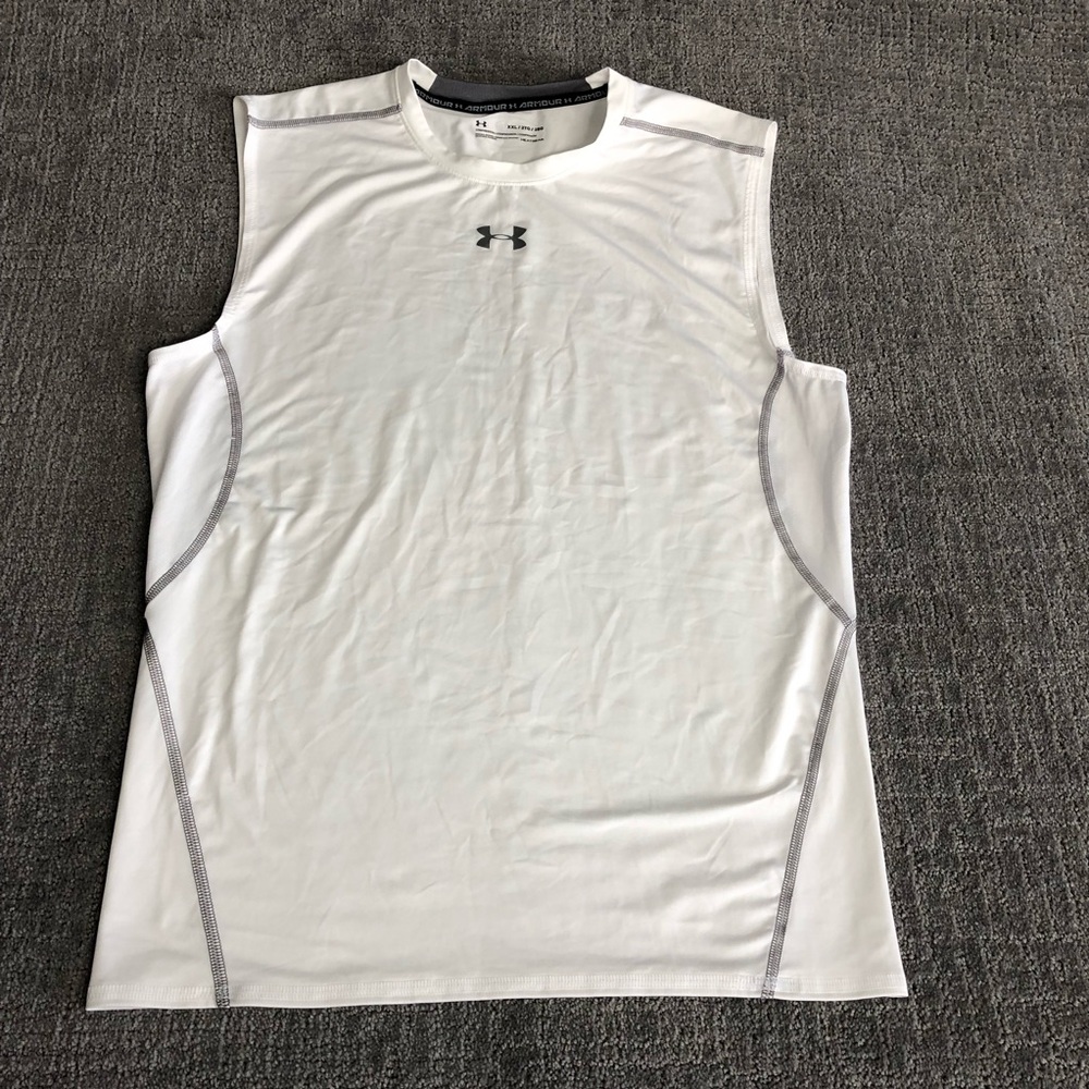 Under Armour Men's White Tank Top